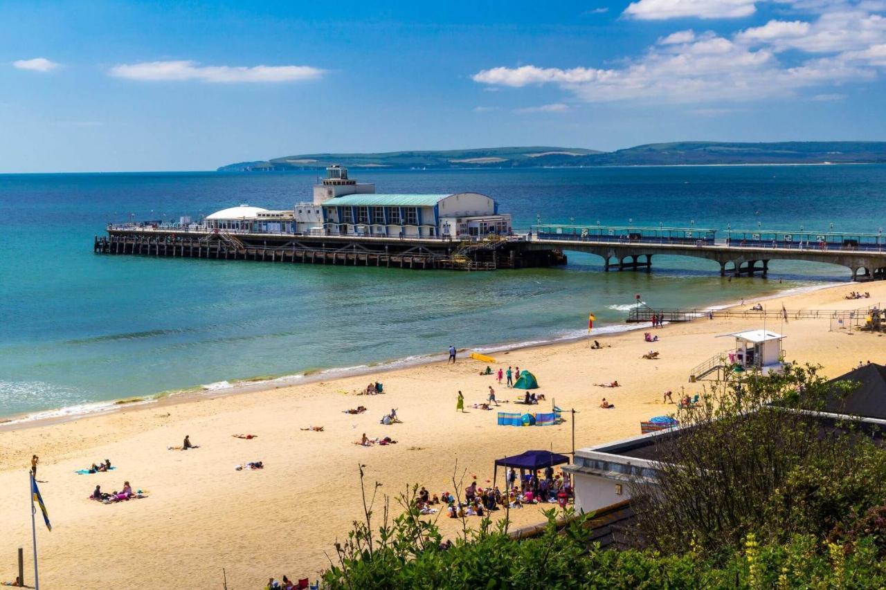 Lovely Apartment, One Minute From Bournemouth Beach And Town. Bagian luar foto